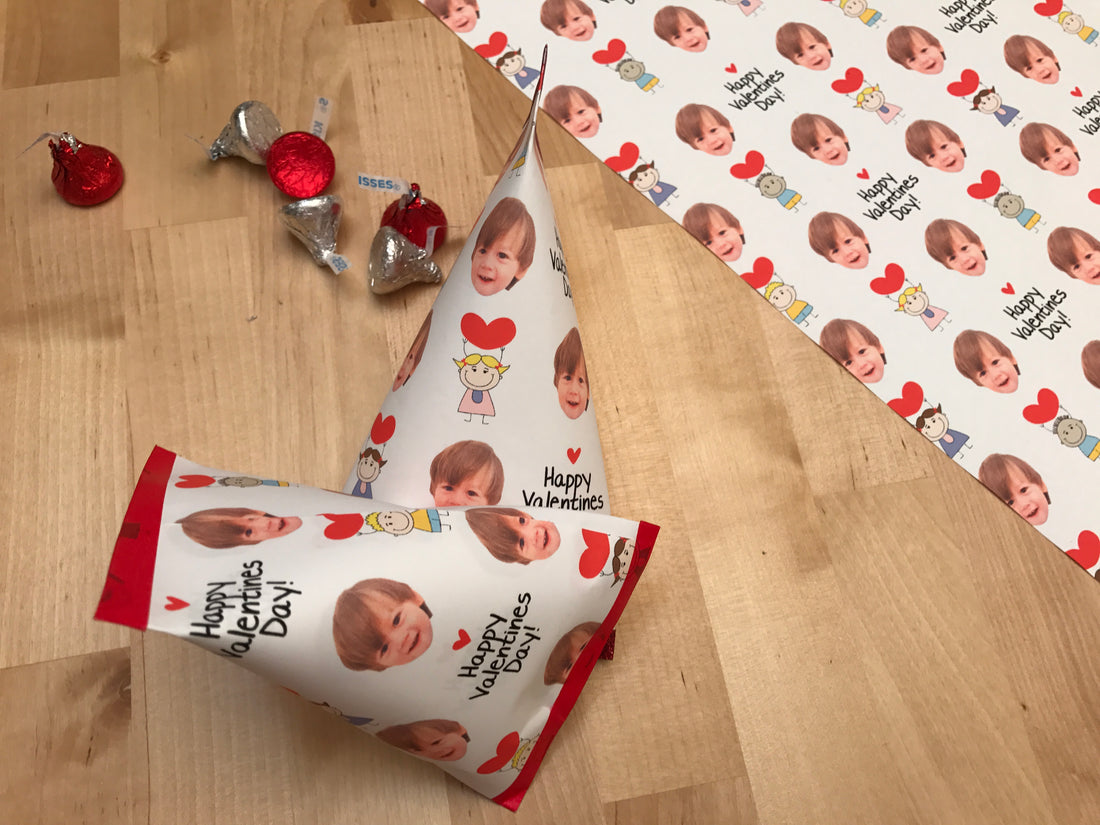 Kid’s V-day Favor Wrapping