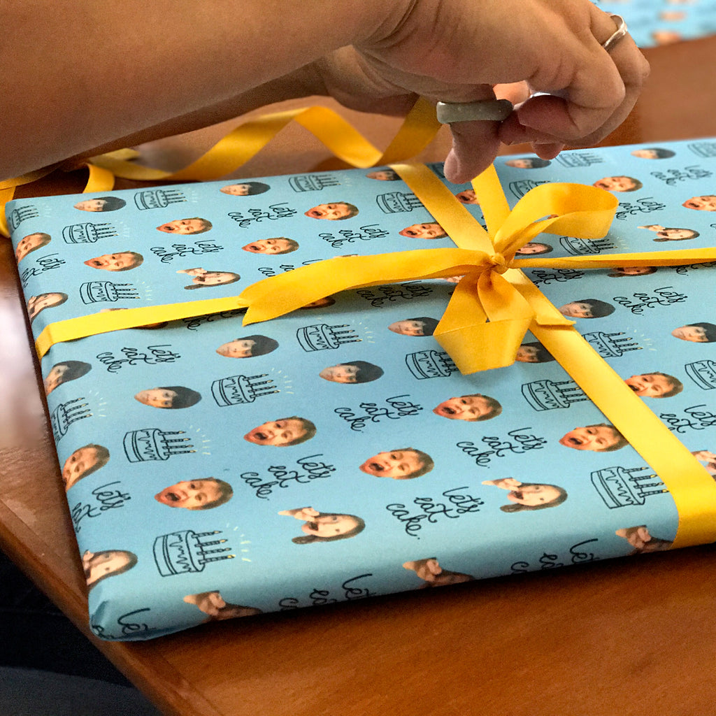 Let's Eat Cake Gift Wrap