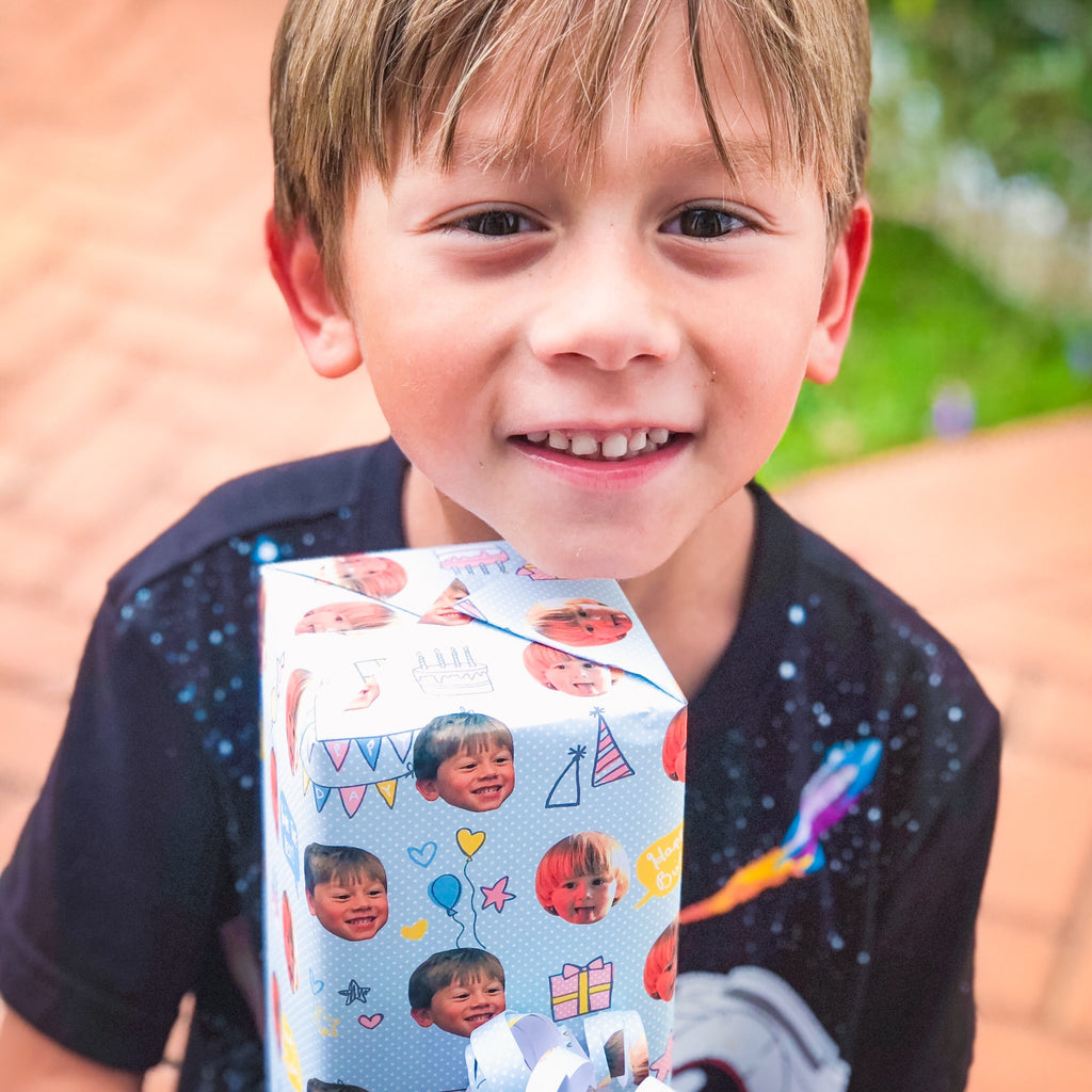 Polka-Dots Birthday Gift Wrap