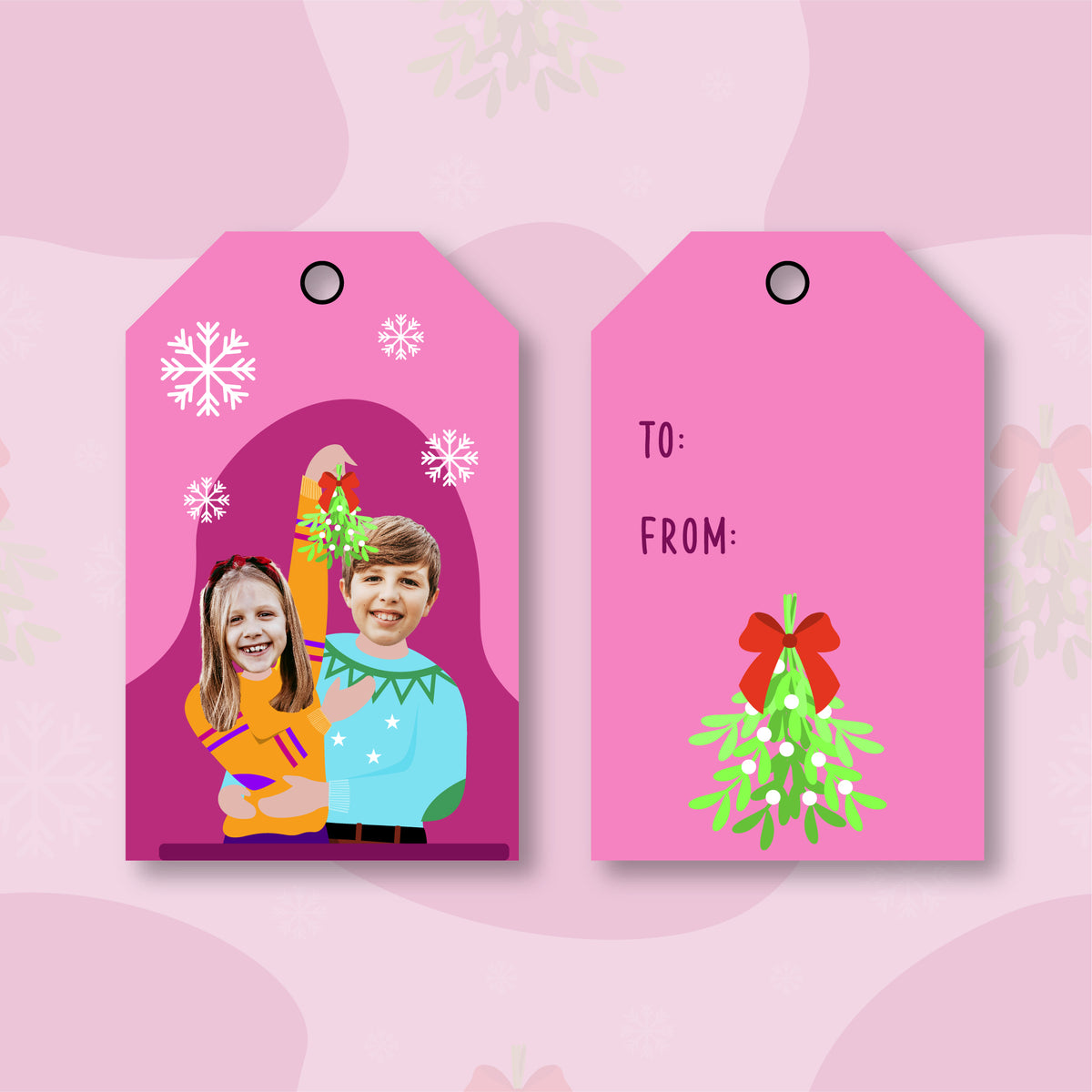 Mistle-Together Gift Tags