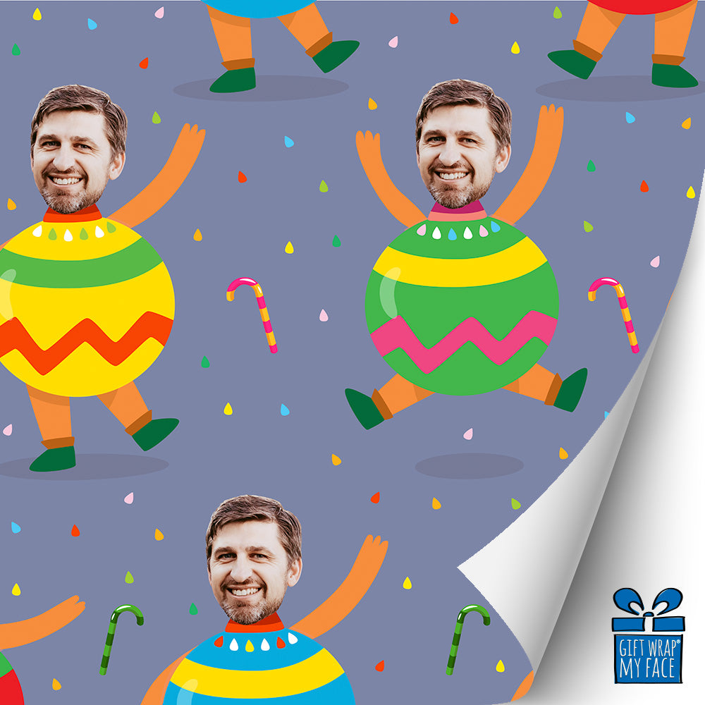 Selfie Ornaments™ Custom Gift Wrap