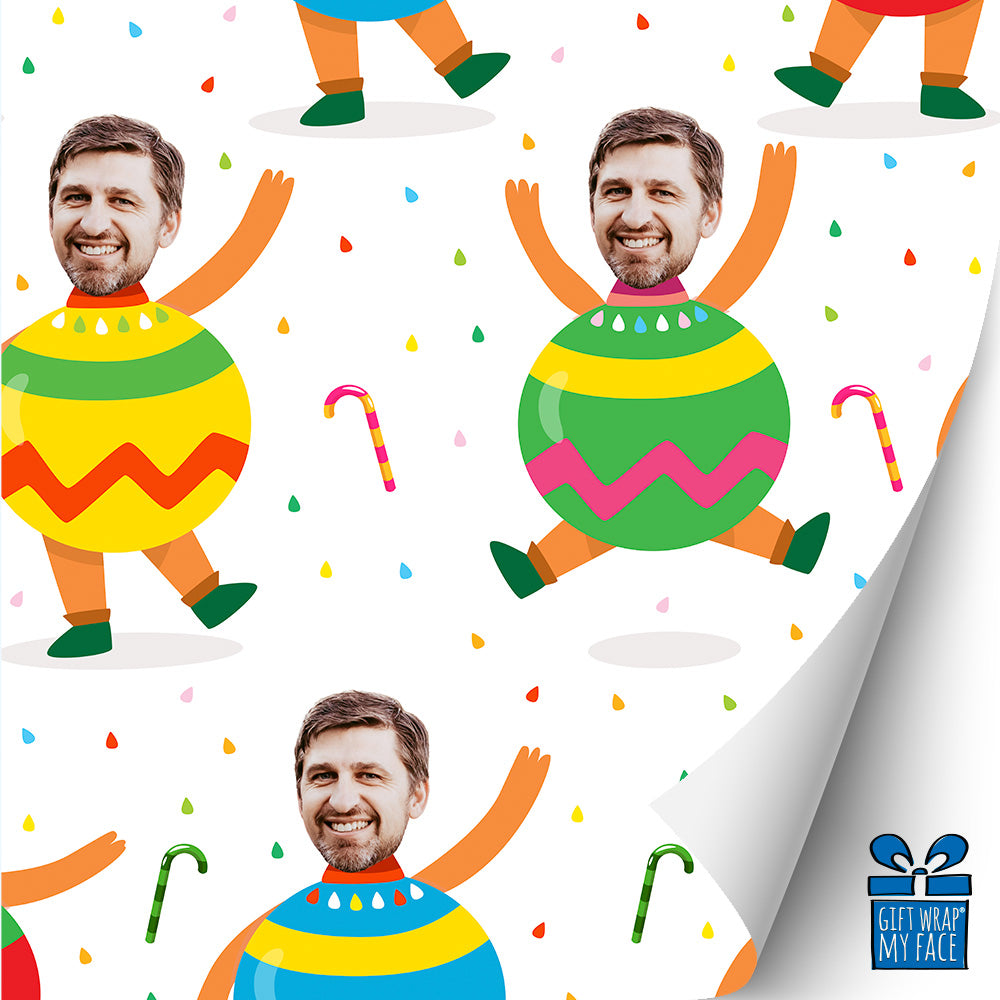Selfie Ornaments™ Custom Gift Wrap