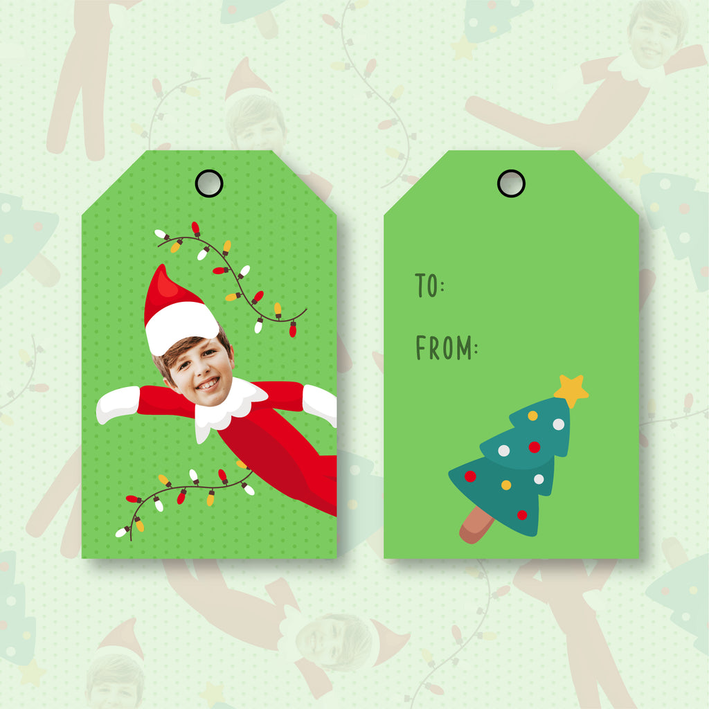 Shelfie Elfie Gift Tags