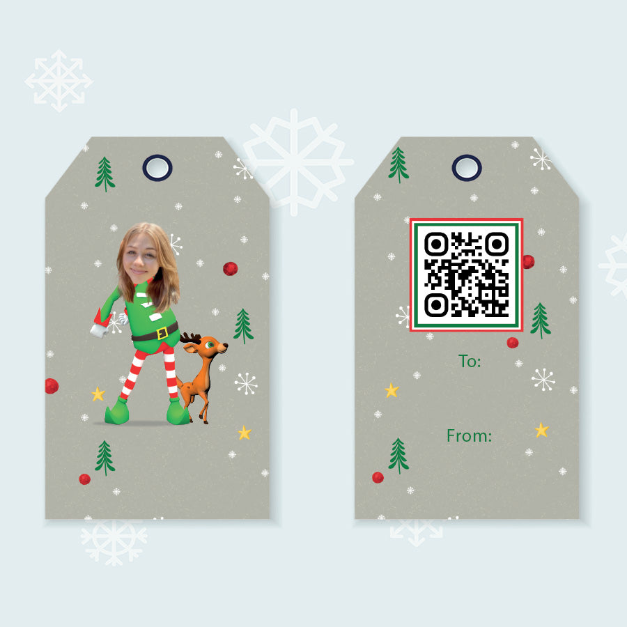 Elfie Dance™ Gift Tags