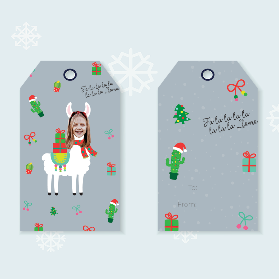 Fa La Llama Gift Tags