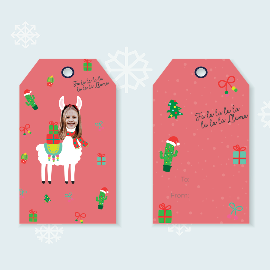 Fa La Llama Gift Tags