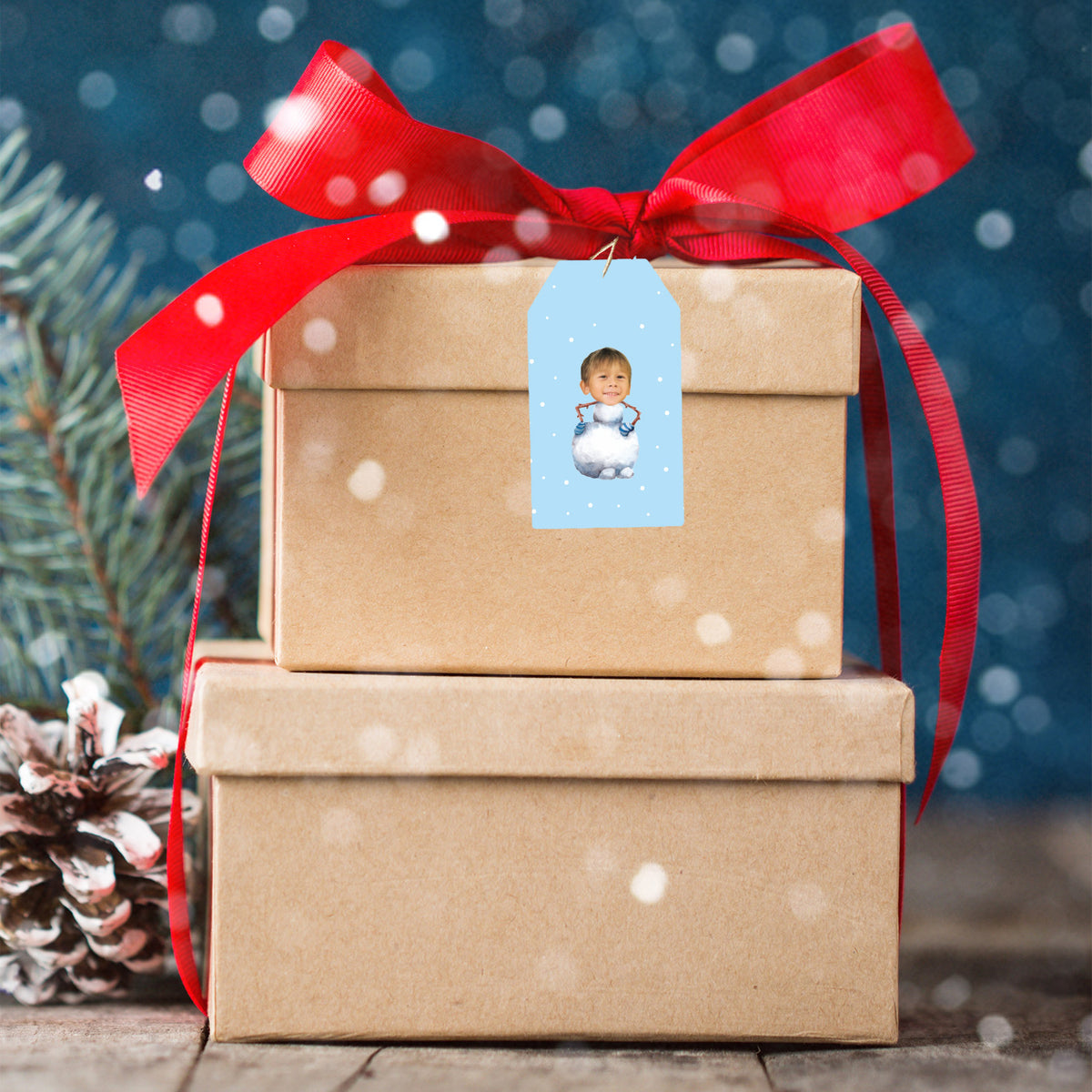 Frosty the Vogue Man Gift Tags