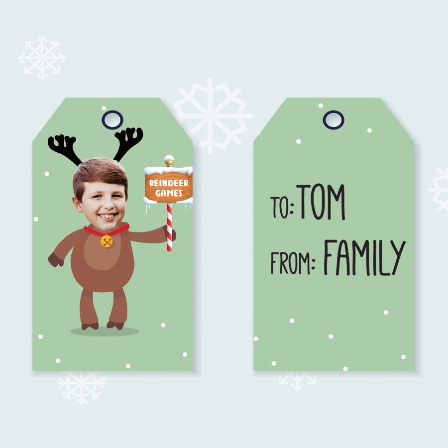 Reindeer Games Gift Tags