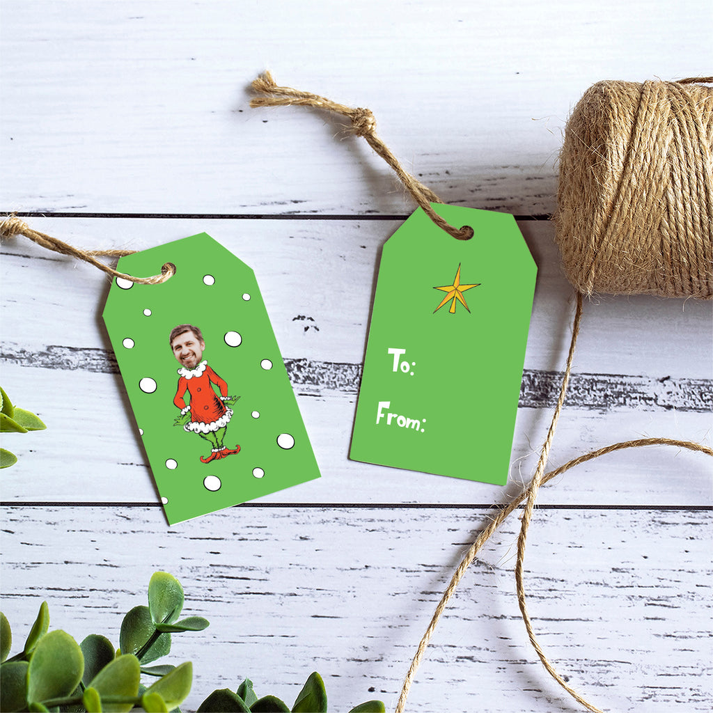 Who Stole the Grinch Gift Tags