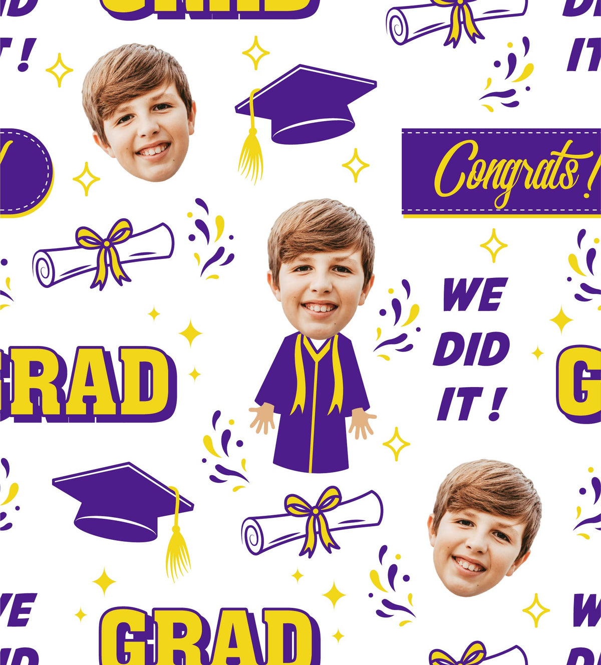 Cap'N Gown Gift Wrap