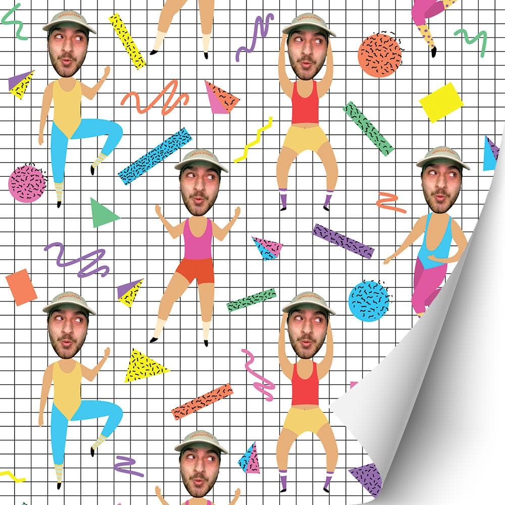80's Workout Gift Wrap