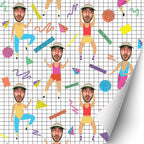 80's Workout Gift Wrap