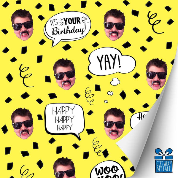 Yellow Birthday Confetti