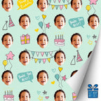Polka-Dots Birthday Gift Wrap