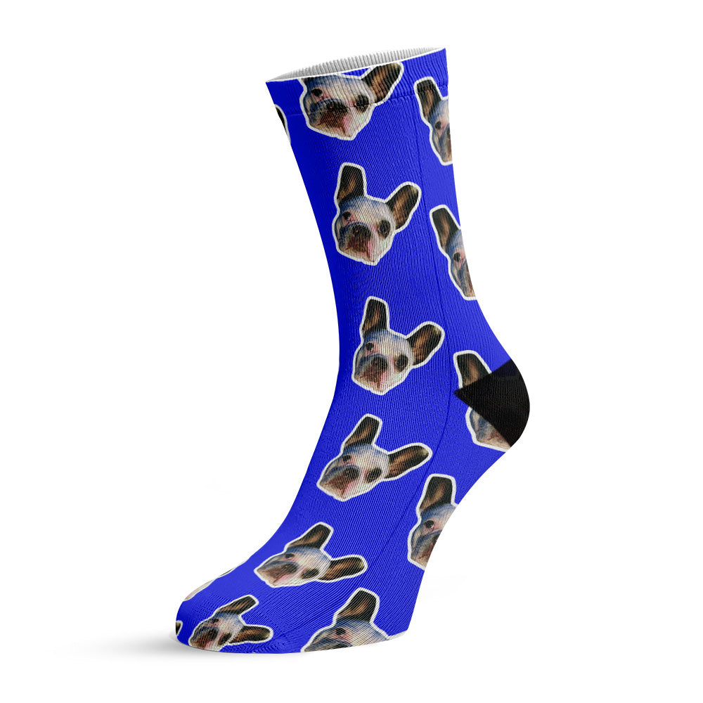 Blue Face Socks