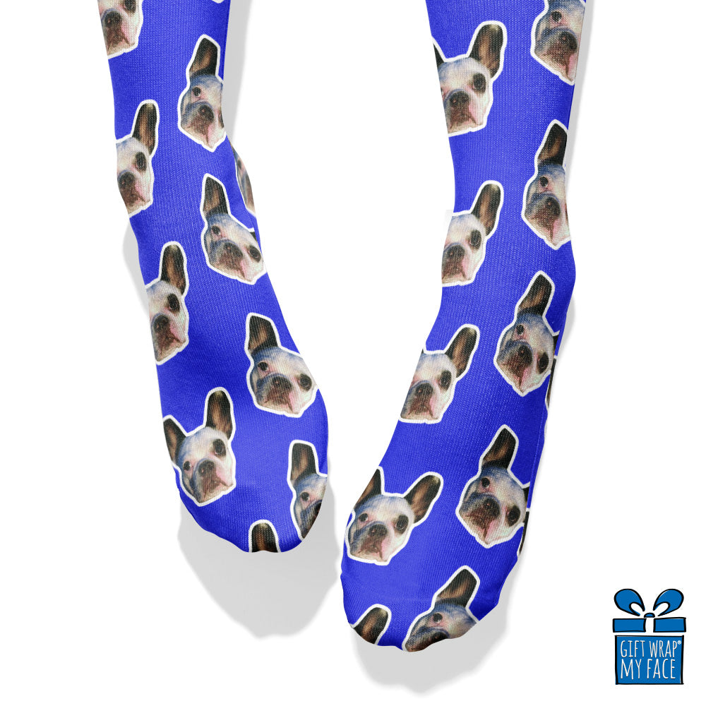 Blue Face Socks
