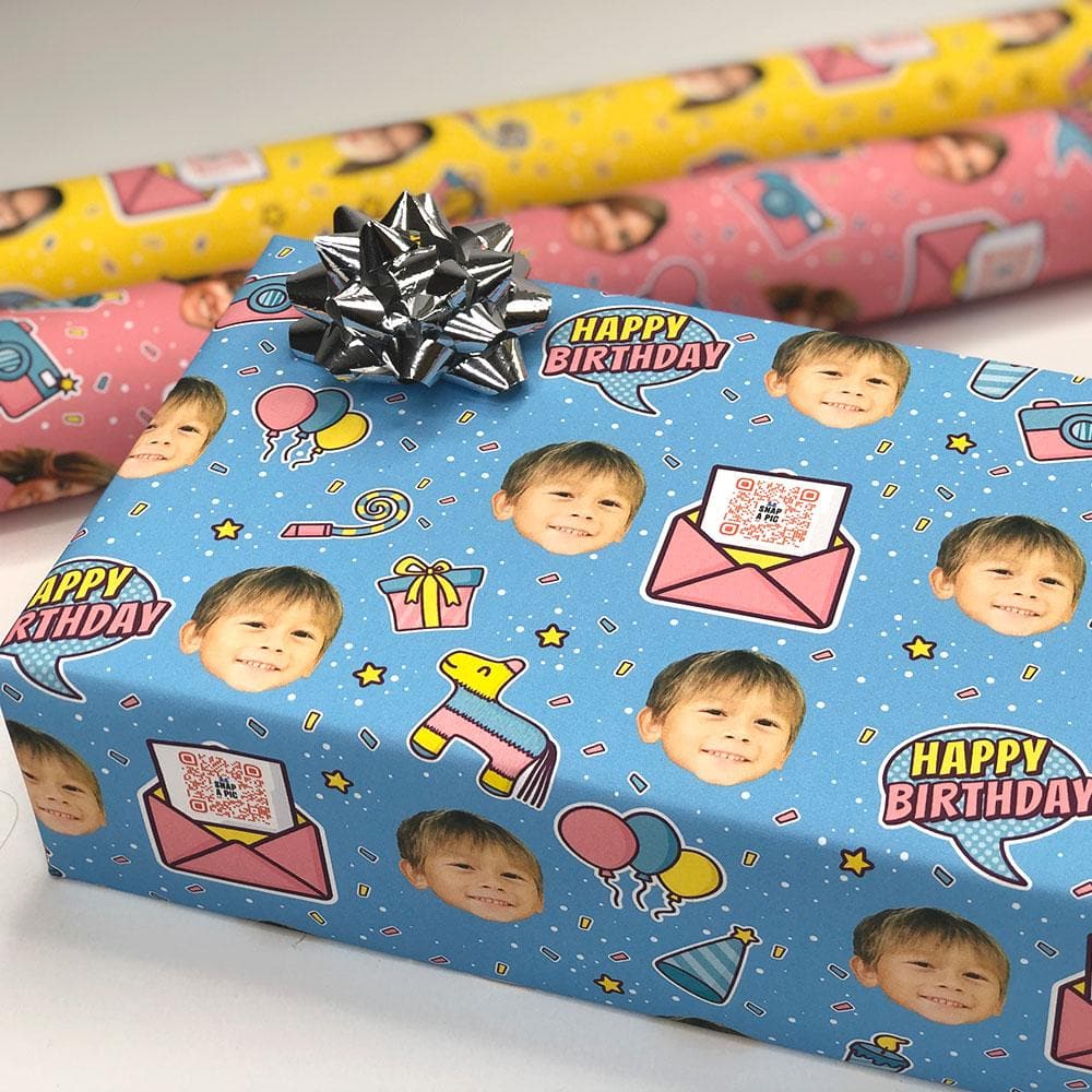 Birthday Fun Video Gift Wrap (4175577841709)