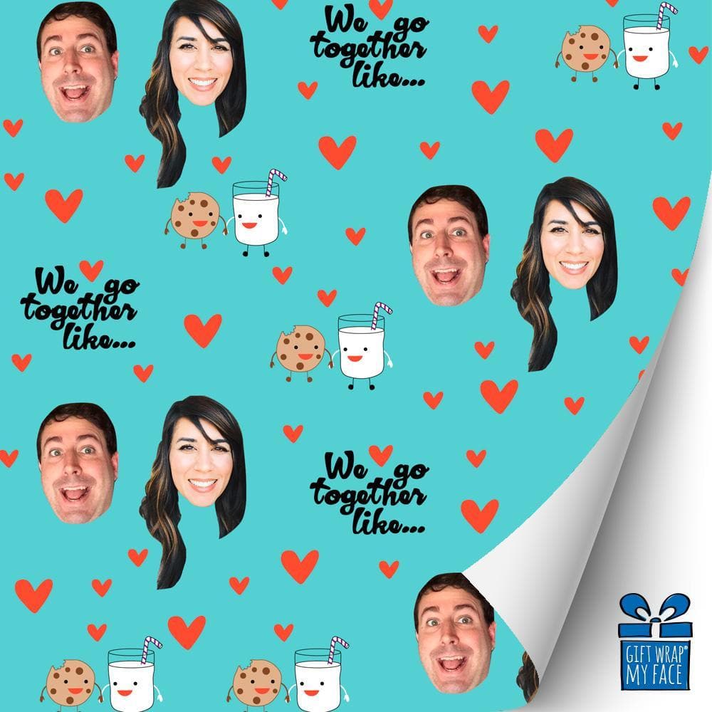 Milk And Cookies Gift Wrap