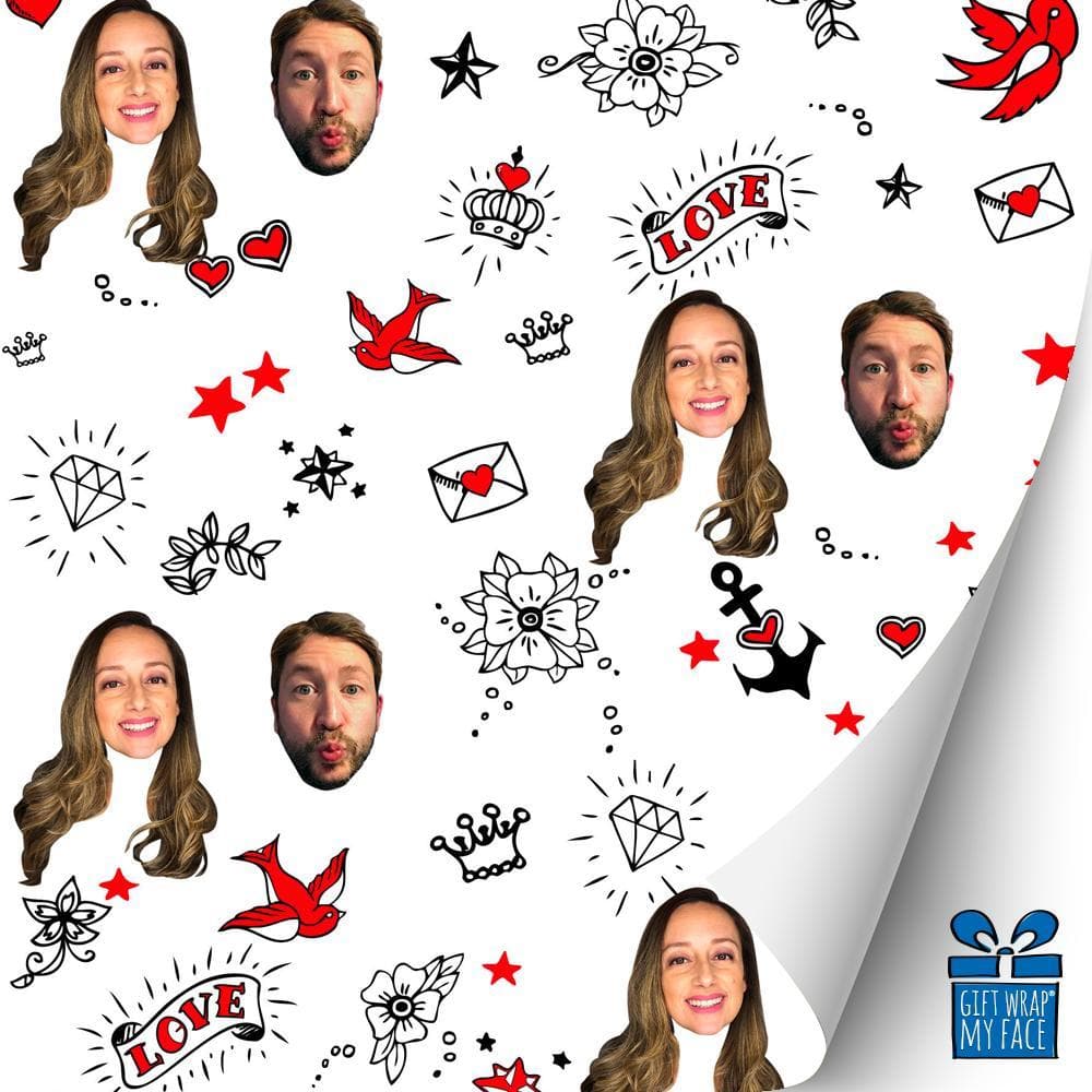 Love Tattoo Gift Wrap