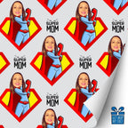 Super Mom Gift Wrap