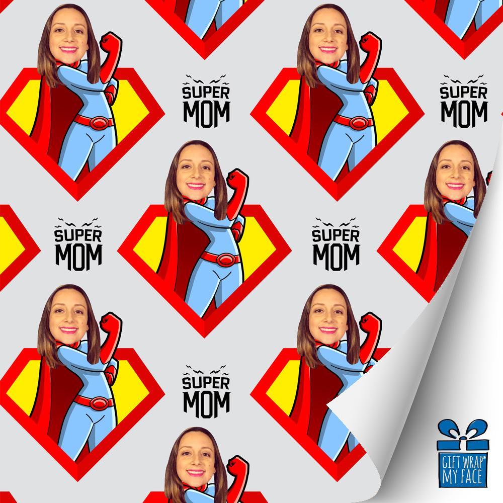 Super Mom Gift Wrap