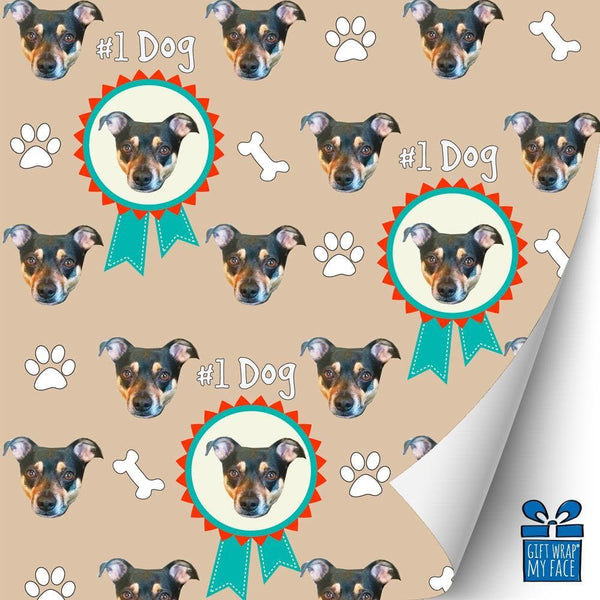 Number 1 Dog Gift Wrap