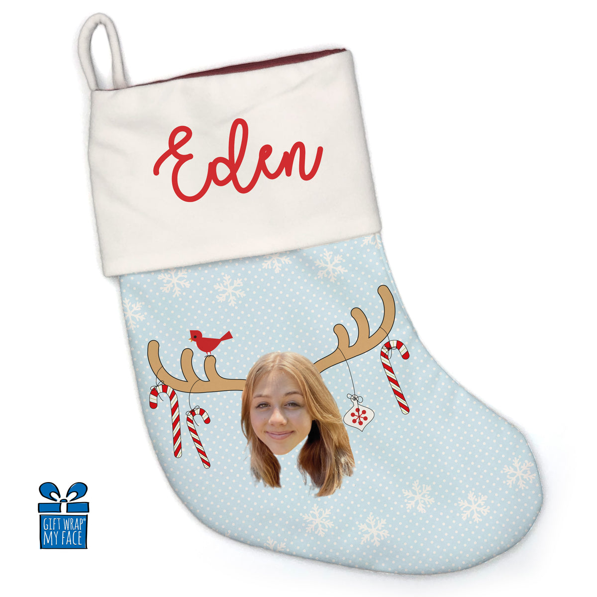 Reindeer Antlers Stocking