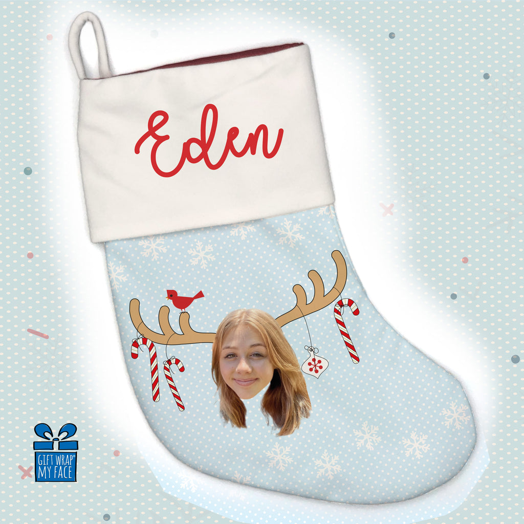 Reindeer Antlers Stocking