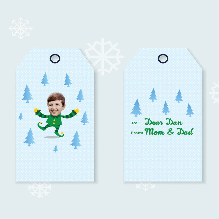 Elfie Selfie Gift Tags