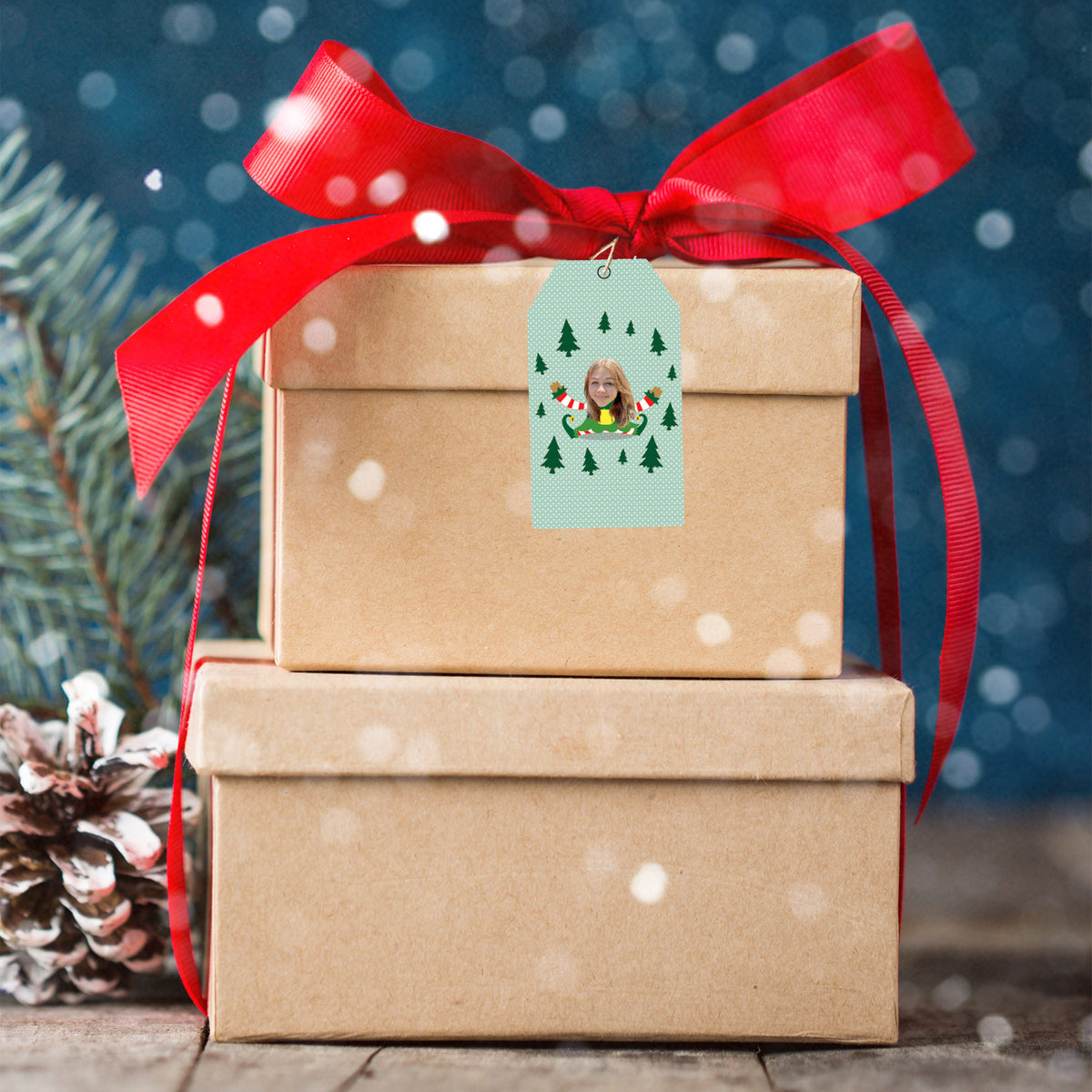 Miss Elfie Selfie Gift Tags
