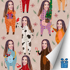 Christmas PJS Gift Wrap