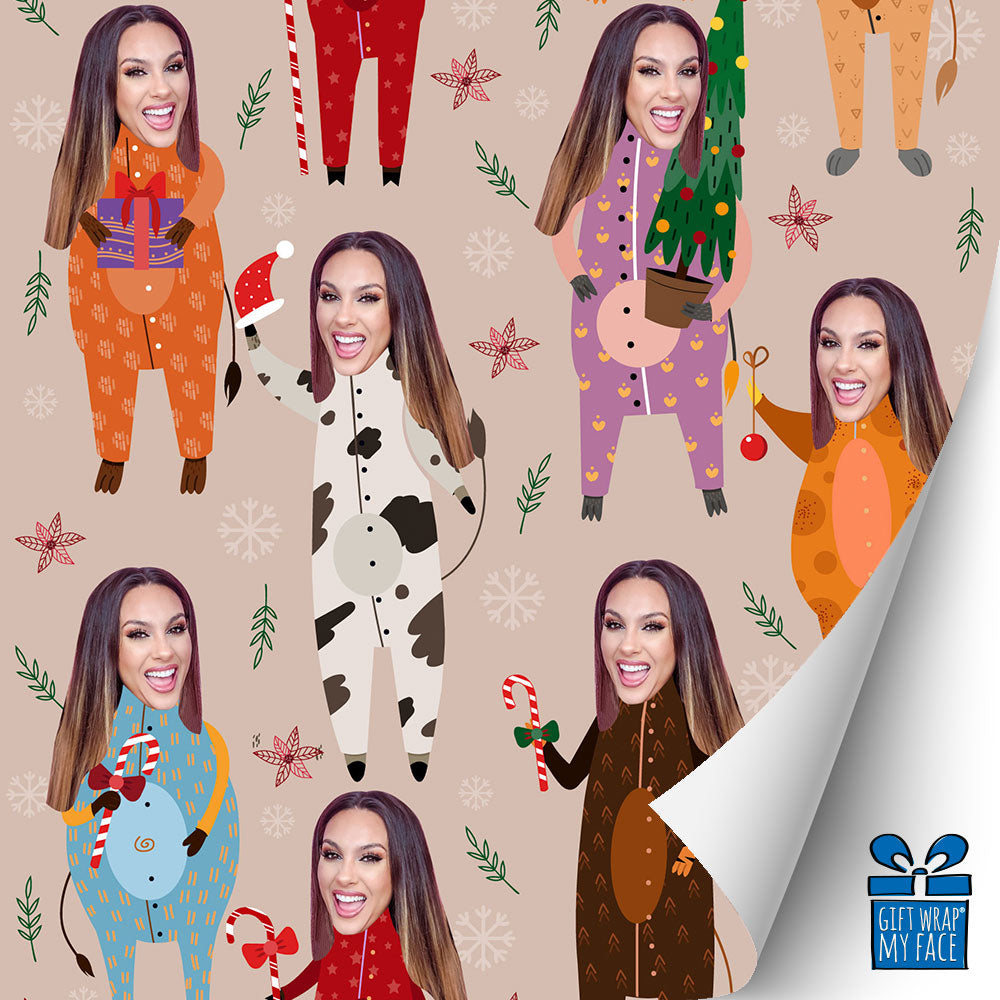 Christmas PJS Gift Wrap