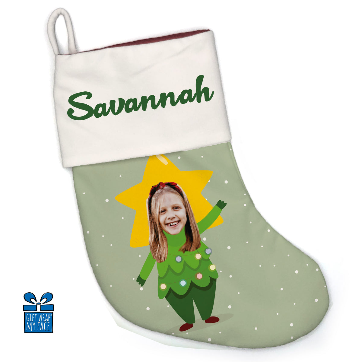 Christmas Tree Me Stocking