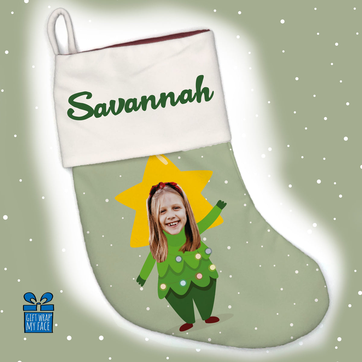 Christmas Tree Me Stocking